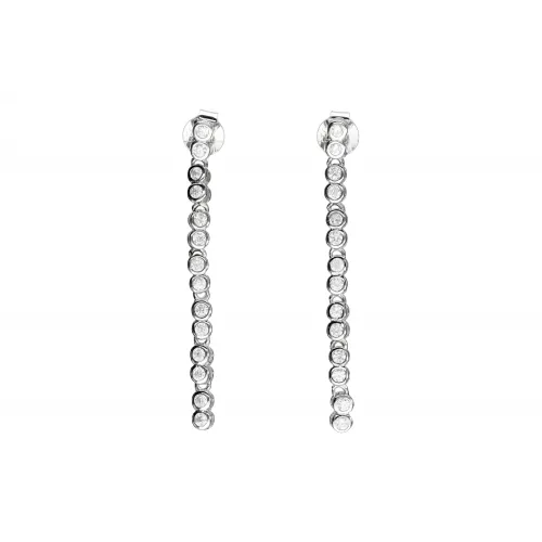 Srebrny komplet z cyrkoniami