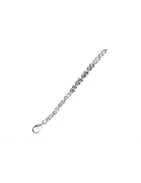 Srebrny komplet z cyrkoniami