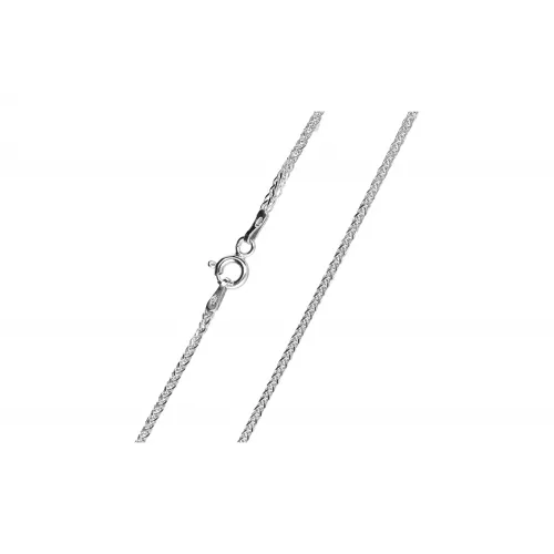 Srebrny łańcuszek - lisi ogon 55cm