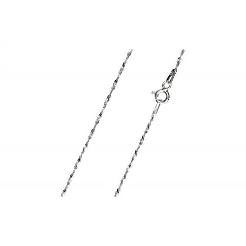 Srebrny łańcuszek - ozdobny 50cm