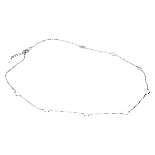 Srebrny naszyjnik z blaszkami