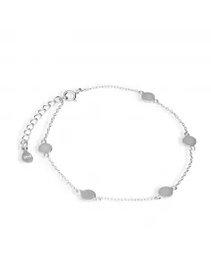 Srebrna bransoletka z blaszkami