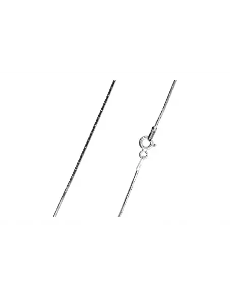 Srebrny łańcuszek - ozdobny 42cm