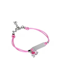 Bransoletka na sznurku dziecięca - słonik