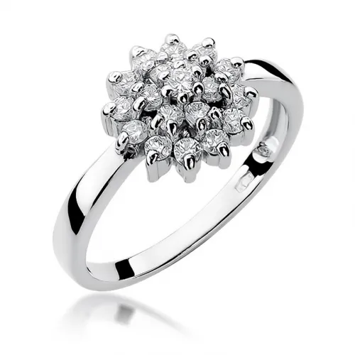 Pierścionek z brylantem 0,40ct