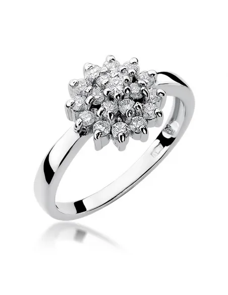 Pierścionek z brylantem 0,40ct