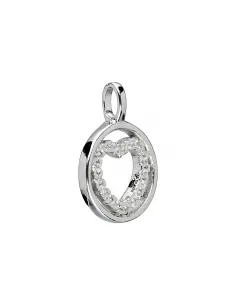 Srebrna zawieszka serce 2