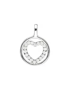 Srebrna zawieszka serce