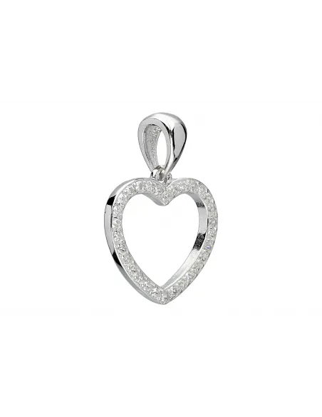 Srebrna zawieszka serce