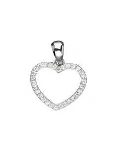 Srebrna zawieszka serce