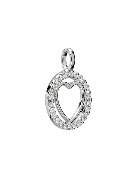 Srebrna zawieszka serce