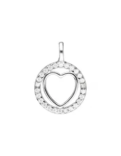 Srebrna zawieszka serce