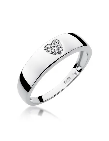 Pierścionek z brylantem 0,03ct