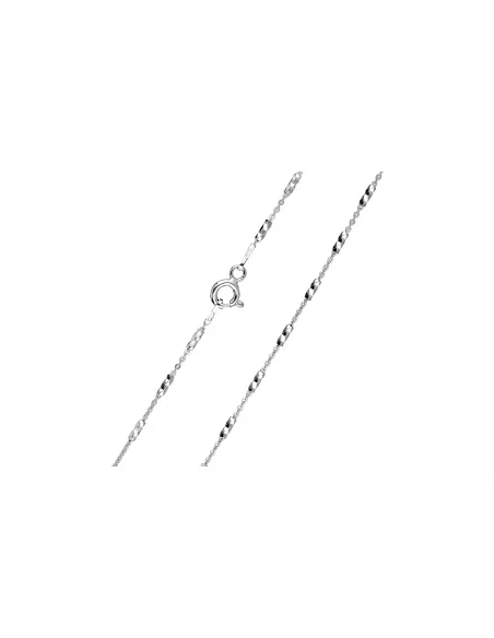 Srebrny łańcuszek - ozdobny 50cm