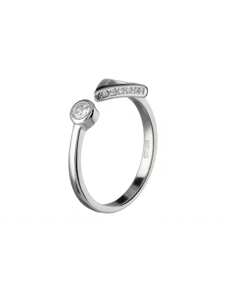 Srebrny pierścionek ze strzałką