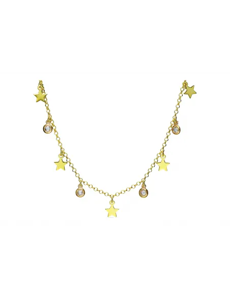 Pozłacany komplet - naszyjnik + bransoletka