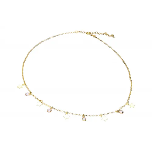 Pozłacany komplet - naszyjnik + bransoletka