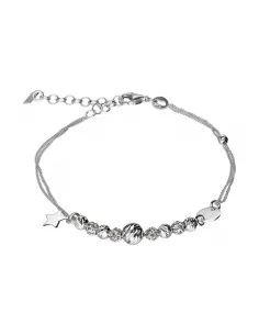 Srebrna bransoletka - wieloelementowa