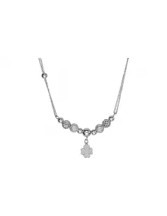 Srebrny naszyjnik - wieloelementowy