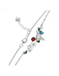 Srebrna bransoletka - z motywem dalekiego wschodu 2