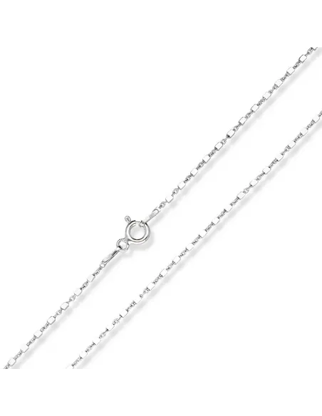 Srebrny łańcuszek - ozdobny 45cm