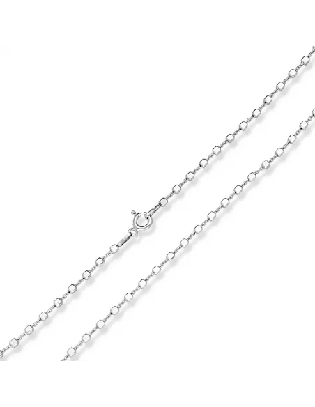 Srebrny łańcuszek - ozdobny 45cm