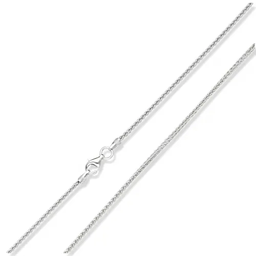 Srebrny łańcuszek - lisi ogon 55cm