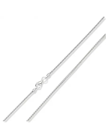 Srebrny łańcuszek - lisi ogon 55cm