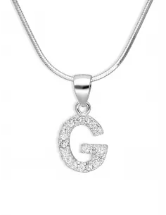 Srebrna Zawieszka - Literka G