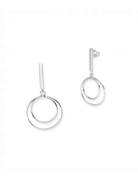 Srebrne Kolczyki - Kółka