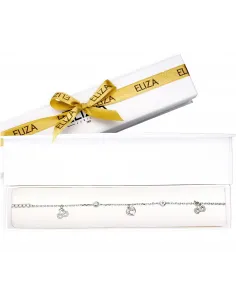 Srebrna Bransoletka Z Zawieszkami 2