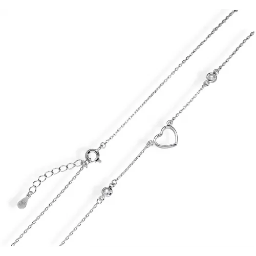 Srebrny Naszyjnik - Serce