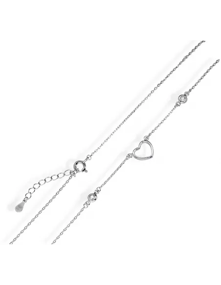 Srebrny Naszyjnik - Serce