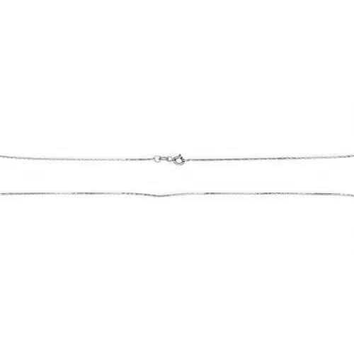 Srebrny Łańcuszek - Ozdobny 40cm