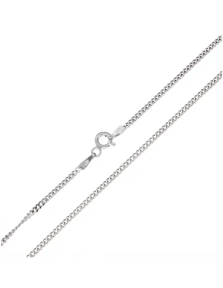 Srebrny Łańcuszek - Pancerka 45cm