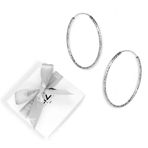 Srebrne Kolczyki - Koła