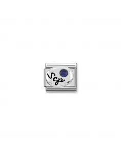 Composable Silver Wrzesień Kamień Urodzinowy Szafir 330505/09