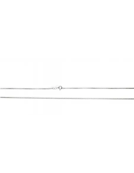 Srebrny Łańcuszek Kostka 50cm