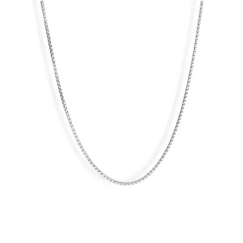 Srebrny Łańcuszek Kostka 50cm