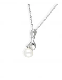 Srebrna Zawieszka PERŁA Cyrkonie 2