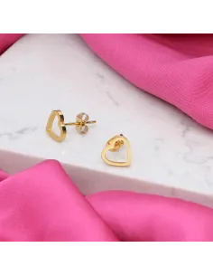 Kolczyki STAL CHIRURGICZNA - Serce 2