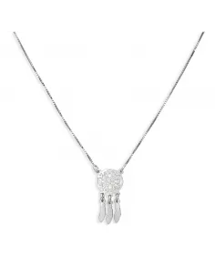 Srebrny Naszyjnik - Łapacz Snów