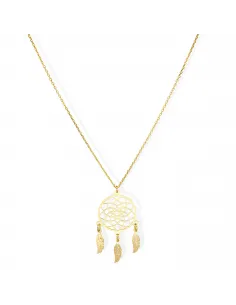 Pozłacany Naszyjnik - Łapacz Snów