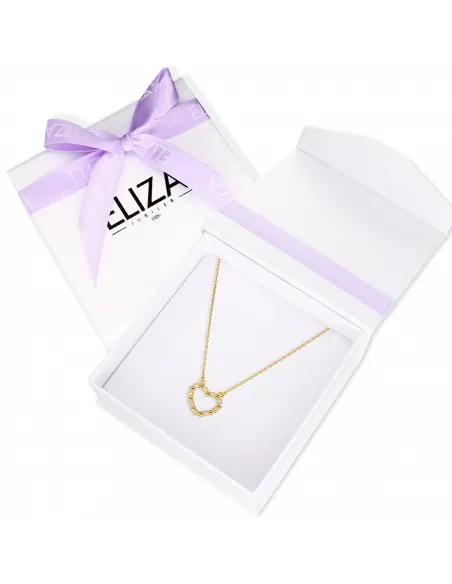 Pozłacany Naszyjnik - Serce