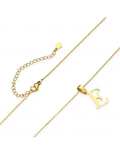 Naszyjnik z literą E 2