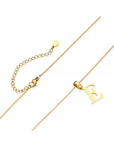 Naszyjnik z literą E