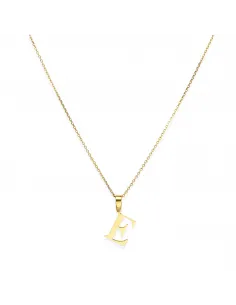 Naszyjnik z literą E