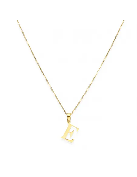 Naszyjnik z literą E