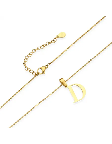 Naszyjnik z literką D