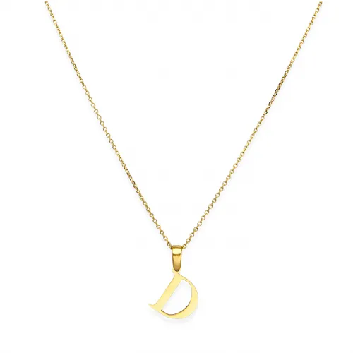 Naszyjnik z literką D